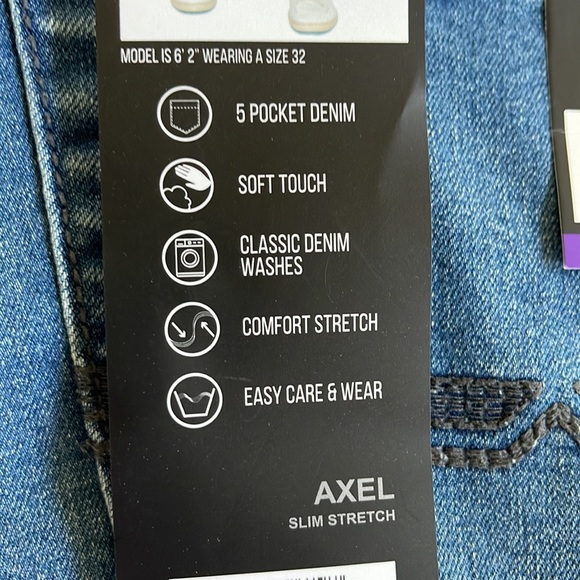 NWT Buffalo Men's Axel Super Plush Slim Fit Jeans - Picture 3 of 3